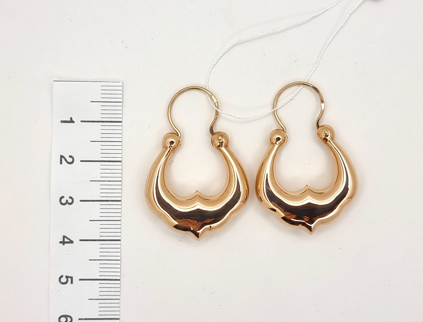 Серьги Изумруд Au0237165 вес 3.79 г золото, без вставок купить,NaN