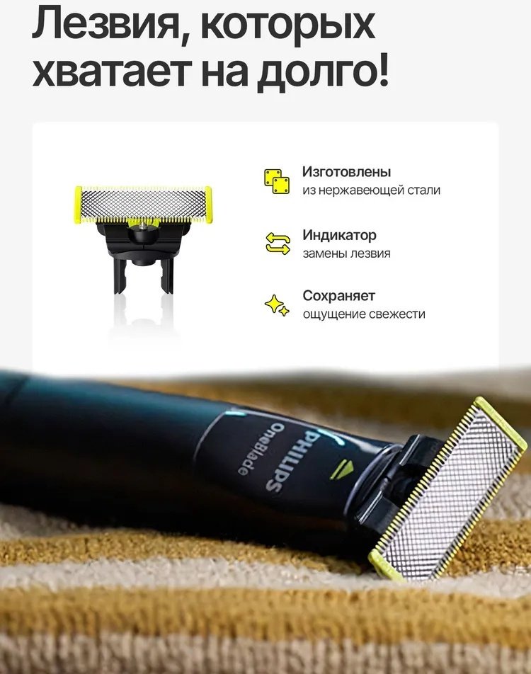 Триммер Philips OneBlade QP2824/10 купить,NaN