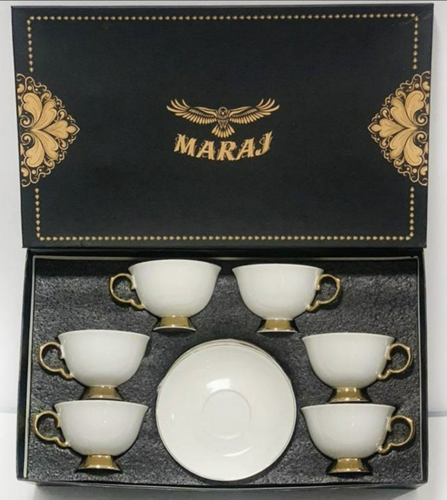 Чайная пара Maraj 3456 костяной фарфор