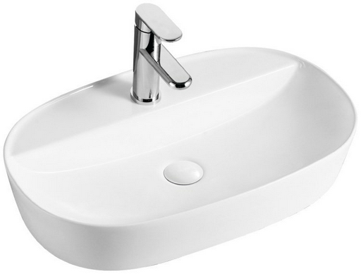Раковина WeltWasser WW ELBACH 2203 накладная овальная 61 см, фаянс