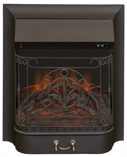 Электрокамин Real Flame встроенный Majestic Lux Black