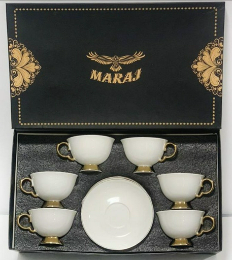 Чайная пара Maraj 3456 костяной фарфор