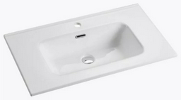 Раковина GID-ceramic 9070s накладная прямоугольная 46.5, фаянс