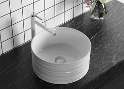 Раковина CeruttiSPA CR0051A накладная круглая 40.5 см, фарфор