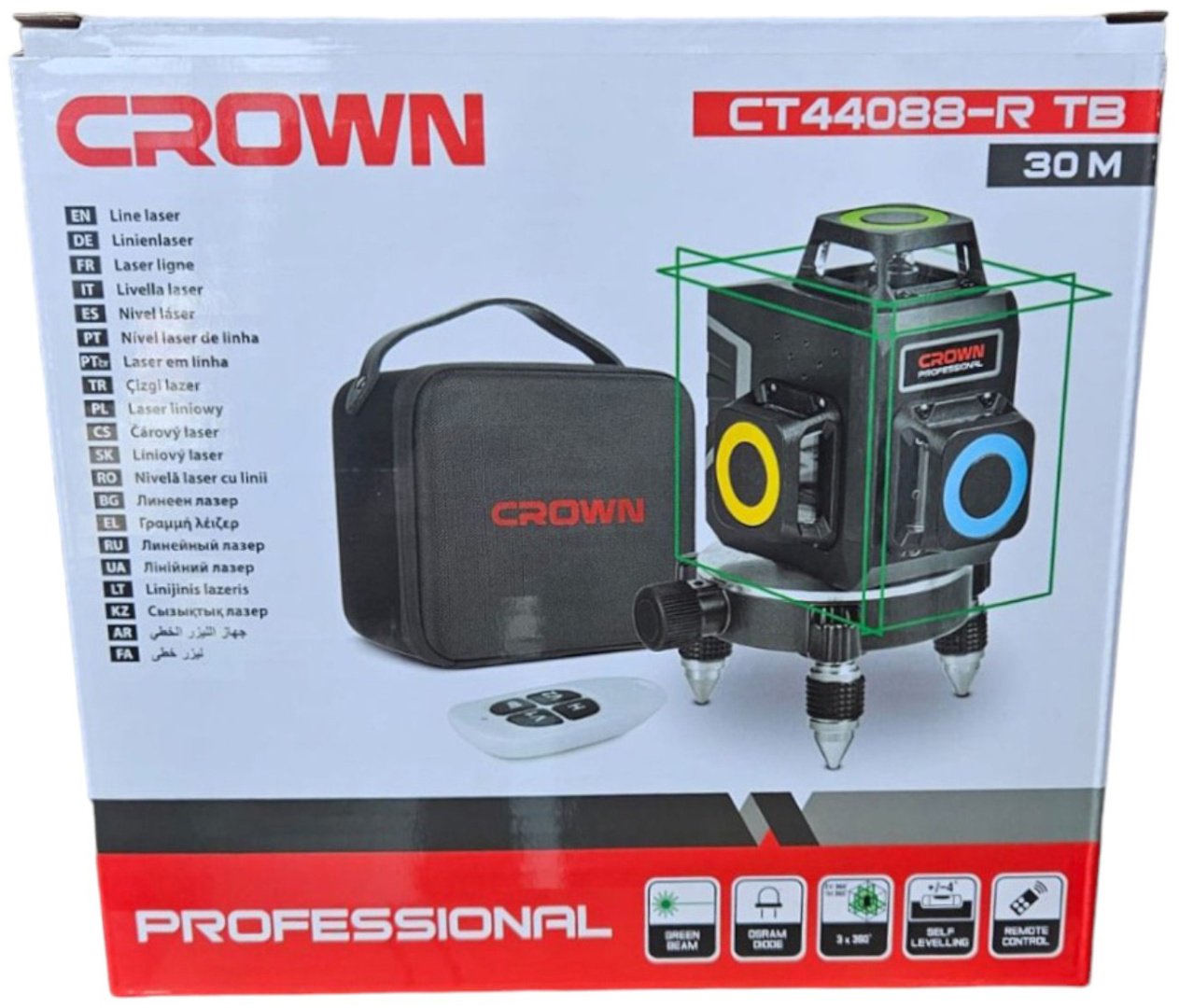 Лазерный уровень CROWN линейный CT44088 купить,NaN
