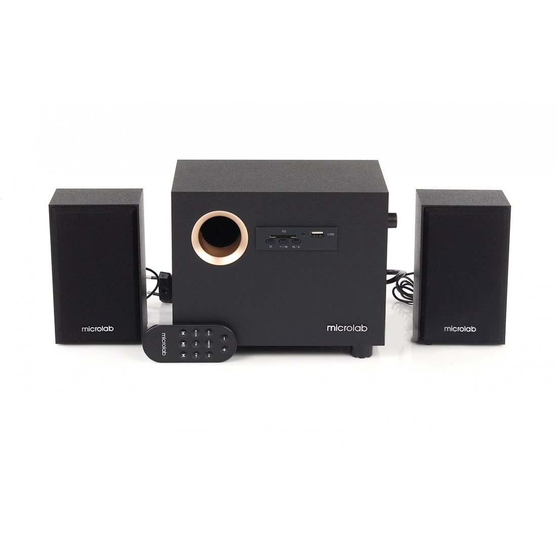 Колонки Microlab M-105R чёрные - ForteMarket Колонки Microlab M-105R чёрные купить,0