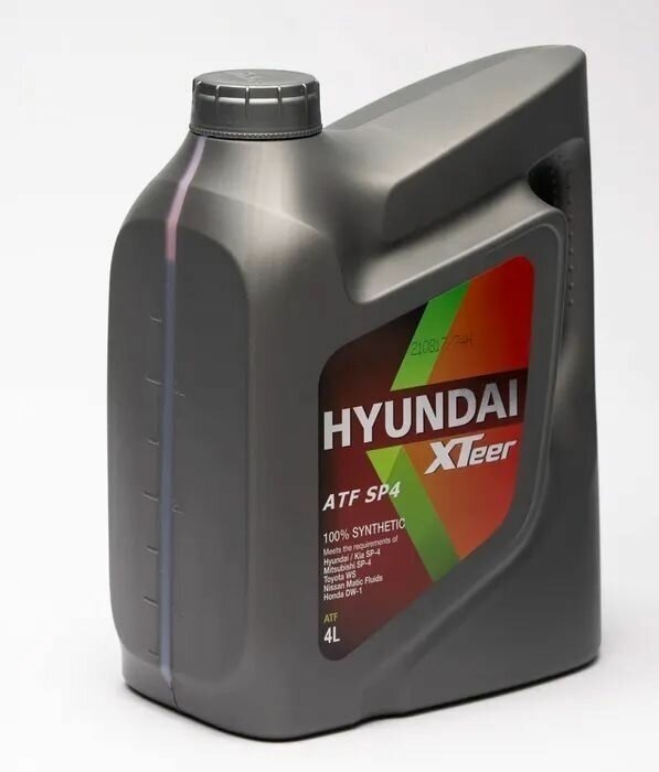 Масло синтетическое Hyundai ATF SPIV XTeer трансмиссионная жидкость для АКПП 4 л