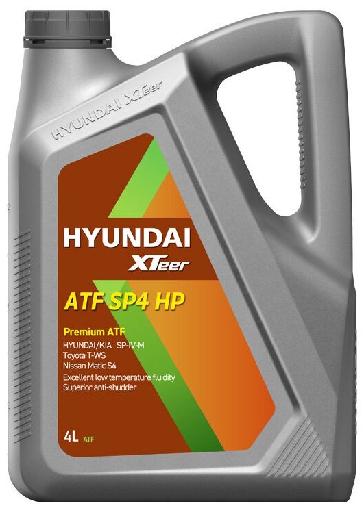 Масло синтетическое Hyundai ATF SPIV XTeer трансмиссионная жидкость для АКПП 4 л