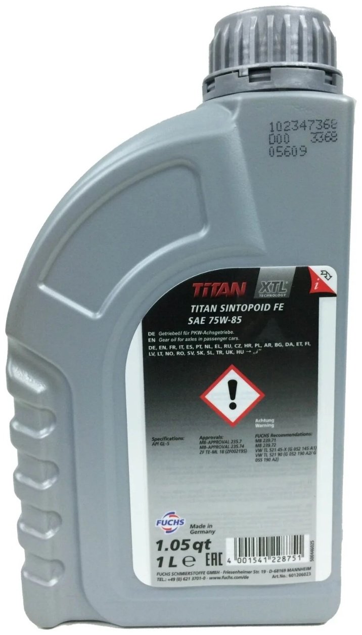 Масло синтетическое TITAN SINTOPOID LS 1 л купить,22200