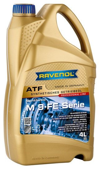 Масло синтетическое RAVENOL ATF M 9-FE Serie 4 л купить,NaN