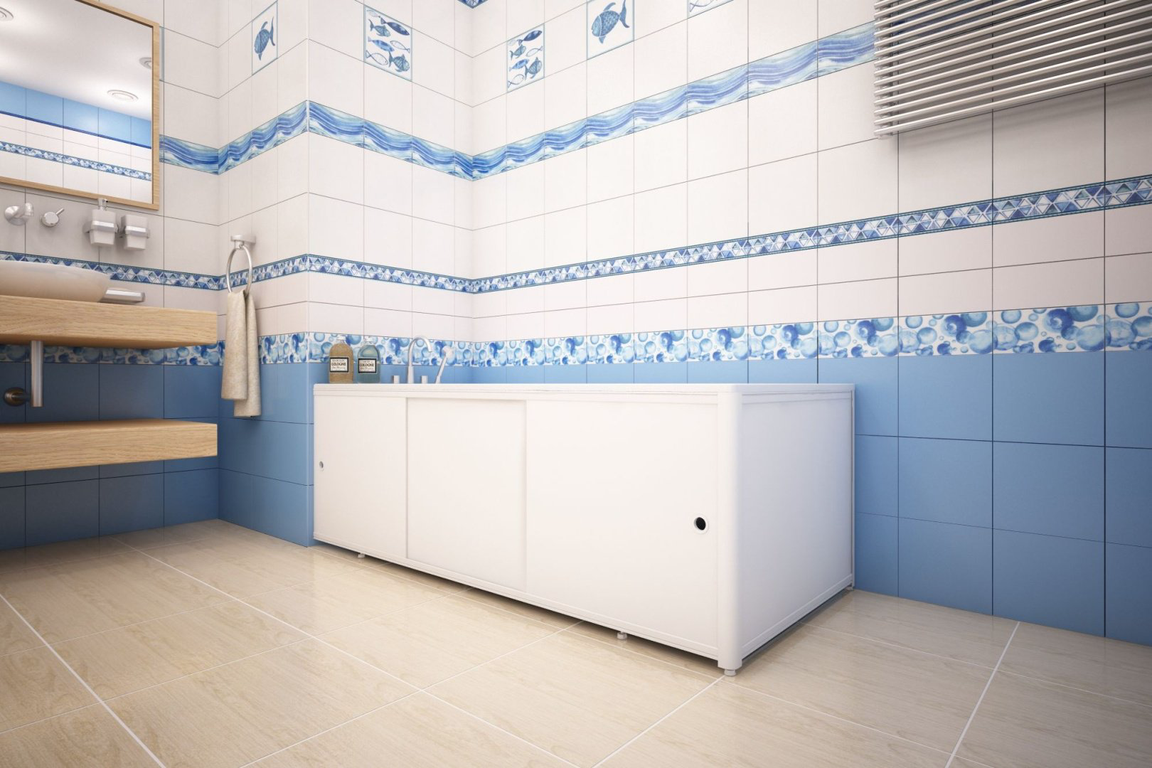 Экран под ванну МетаКам CETUS Pro 1,48 148x56 см на ножках купить,22984