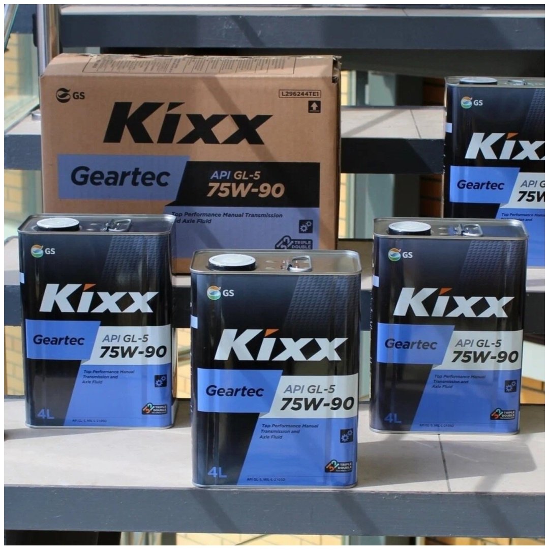 Масло полусинтетическое Kixx GEARTEC 4 л