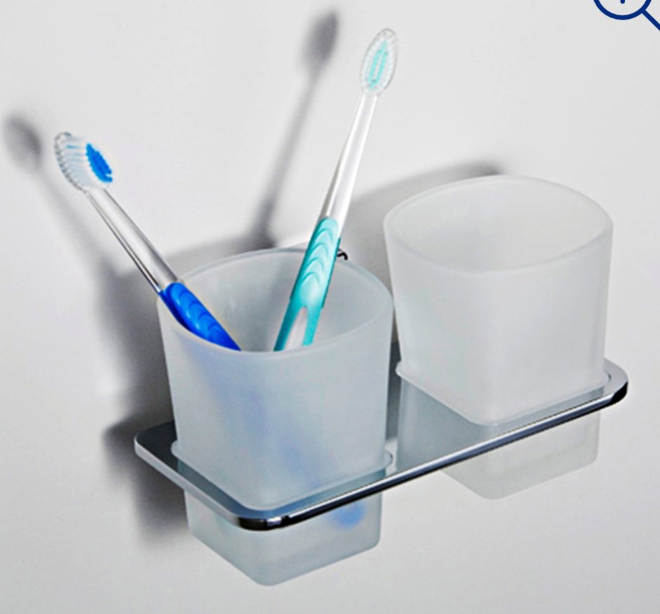 Wasser KRAFT стакан K-5028D 1 шт, металл, стекло