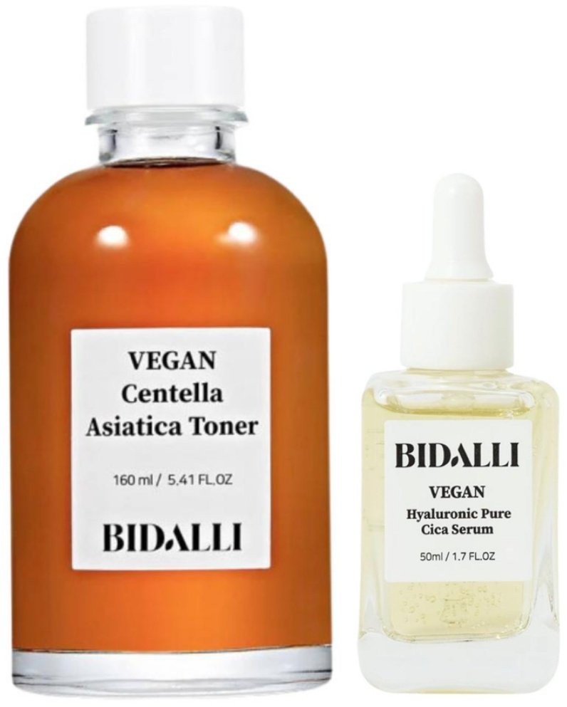 BIDALLI Centella Asiatica toner и Hyaluronic Pure Cica Serum набор по уходу за лицом для женщин