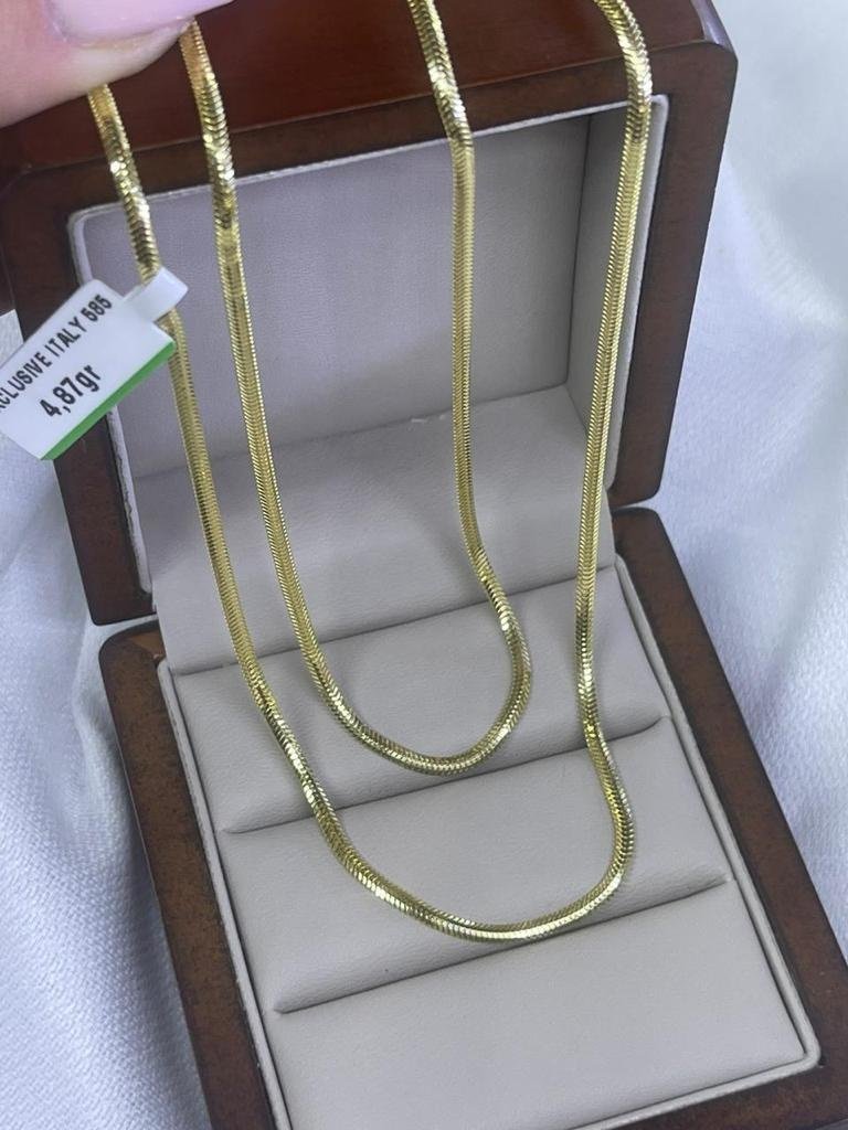 Цепь Italian Gold 657116 длина 55 см, вес 4.87 г золото, плетение снейк купить,NaN