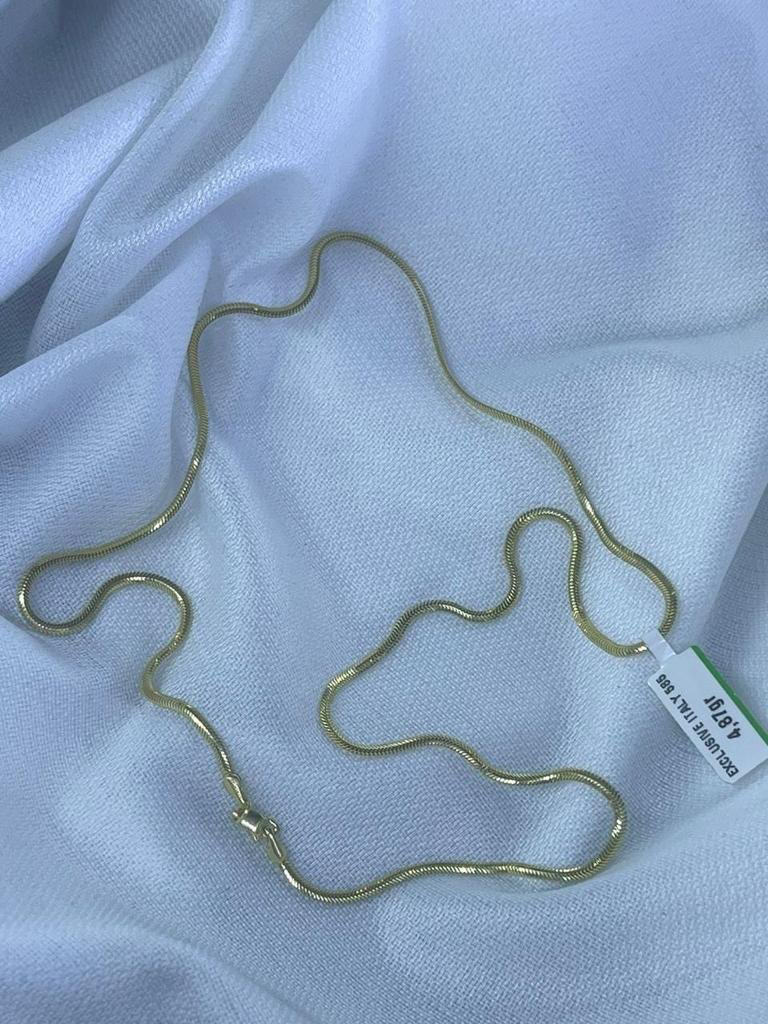Цепь Italian Gold 657116 длина 55 см, вес 4.87 г золото, плетение снейк купить,NaN