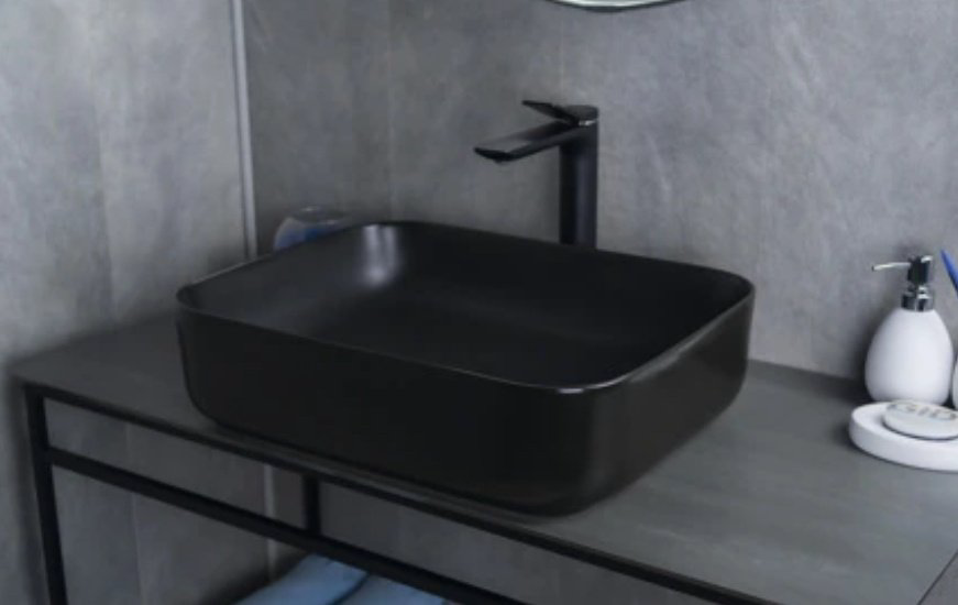 Раковина GID-ceramic Bm1304 накладная прямоугольная 50, керамика купить,NaN