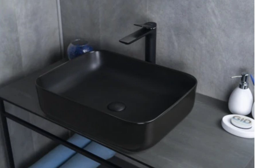 Раковина GID-ceramic Bm1304 накладная прямоугольная 50, керамика купить,NaN