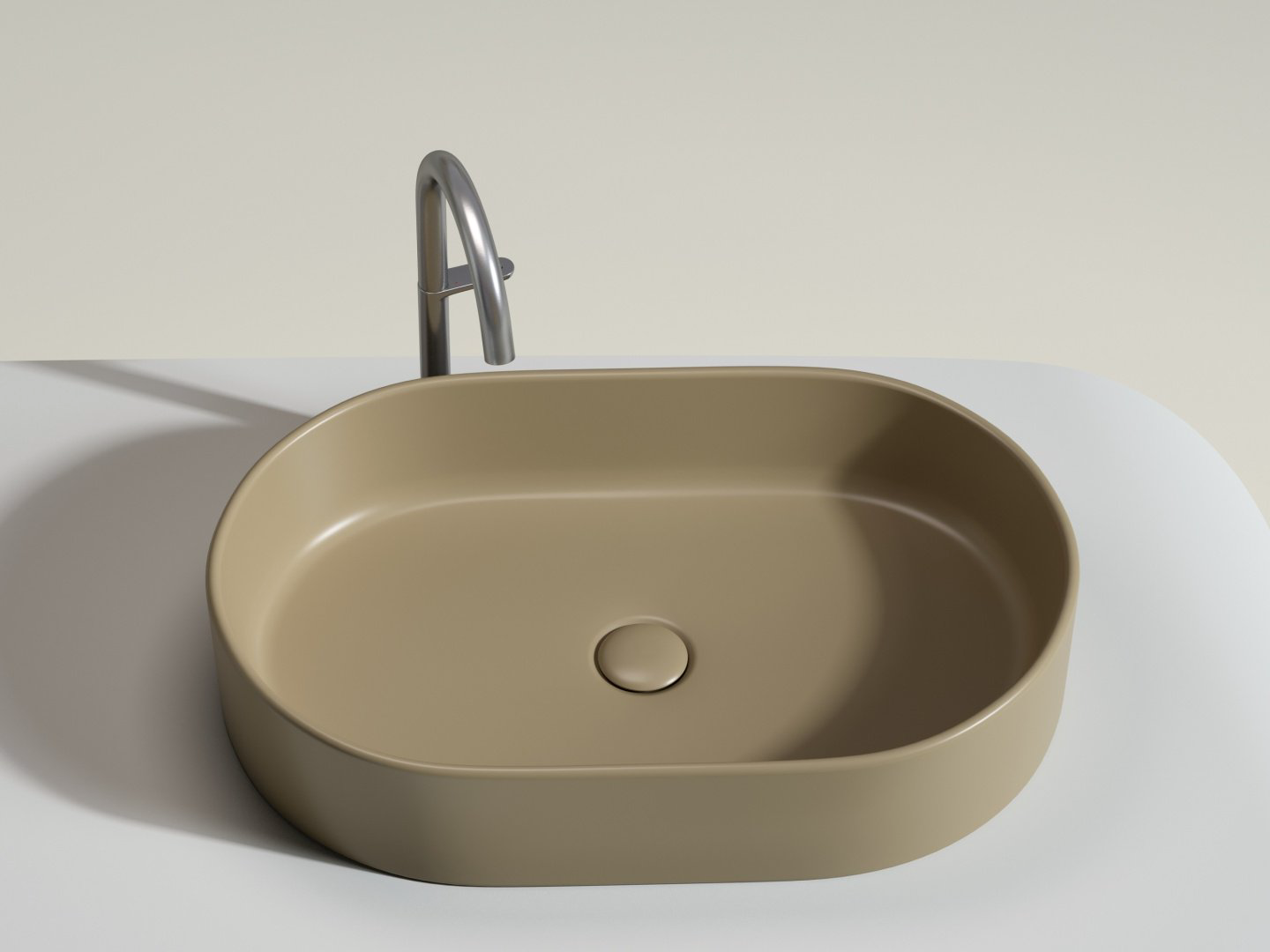Раковина Ceramicanova CN6048MC накладная овальная 38.5, санфарфор купить,NaN
