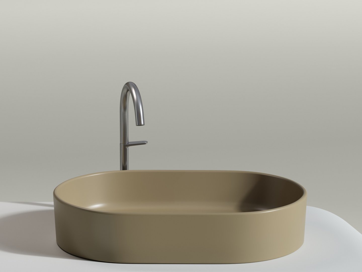Раковина Ceramicanova CN6048MC накладная овальная 38.5, санфарфор купить,NaN