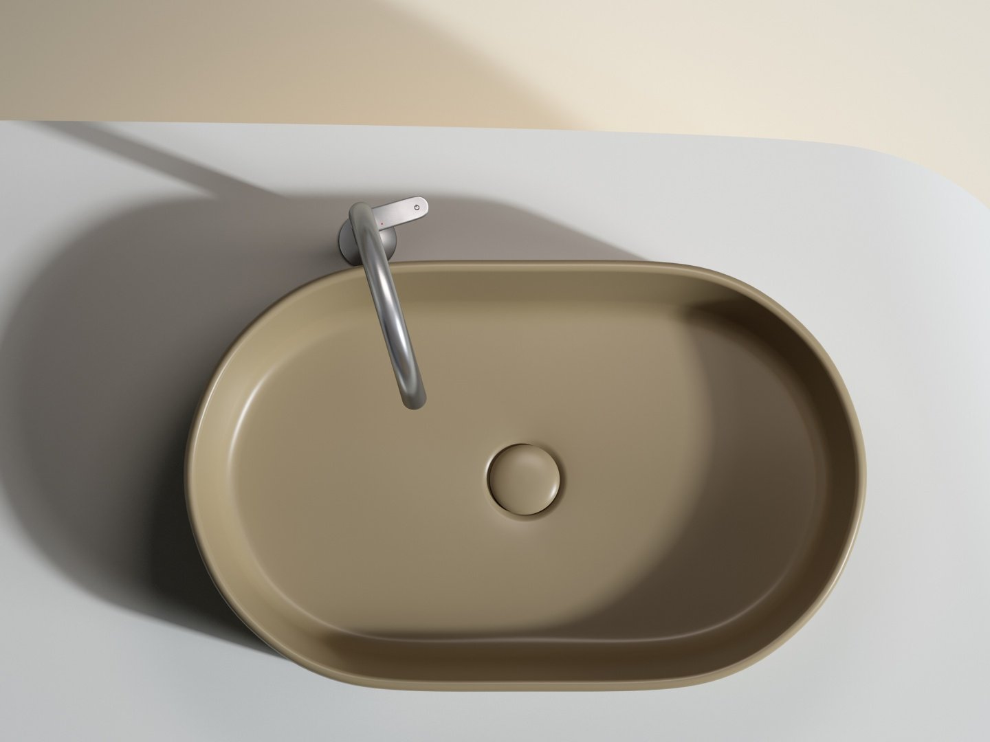 Раковина Ceramicanova CN6048MC накладная овальная 38.5, санфарфор купить,NaN