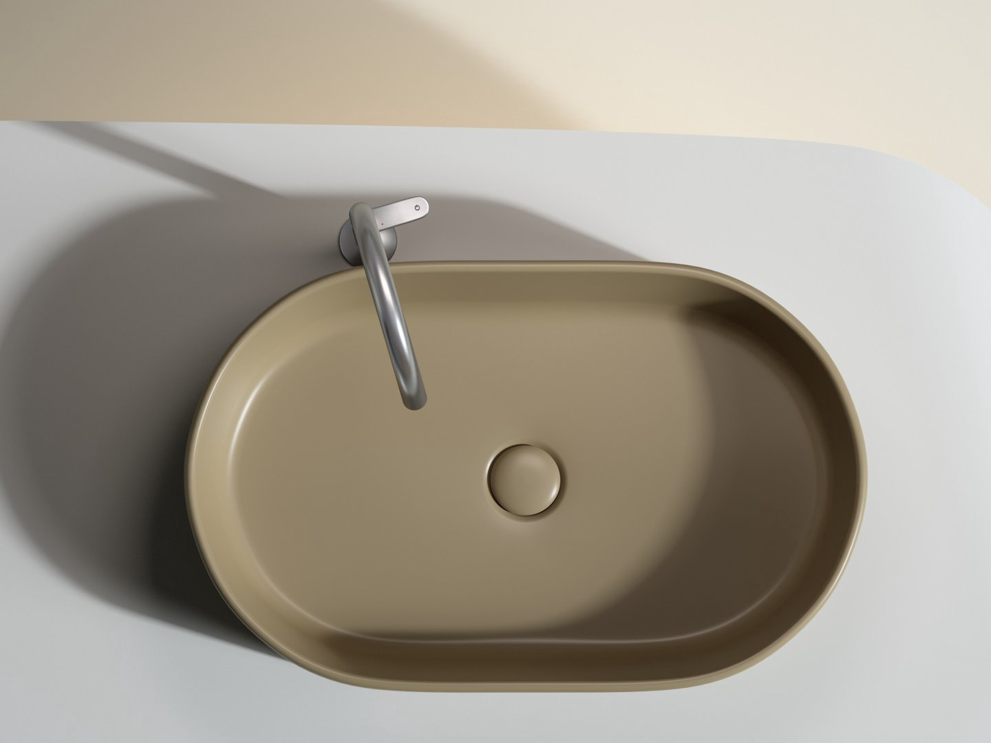 Раковина Ceramicanova CN6048MC накладная овальная 38.5, санфарфор купить,NaN