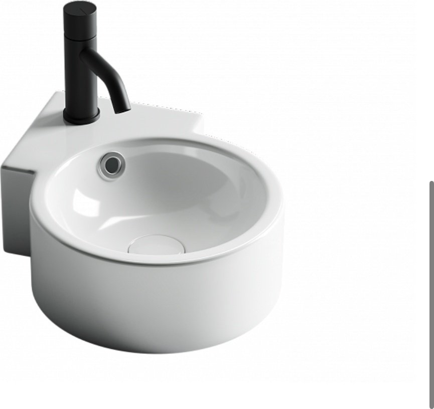 Раковина Ceramicanova CN5019 подвесная круглая 41, санфарфор купить,NaN