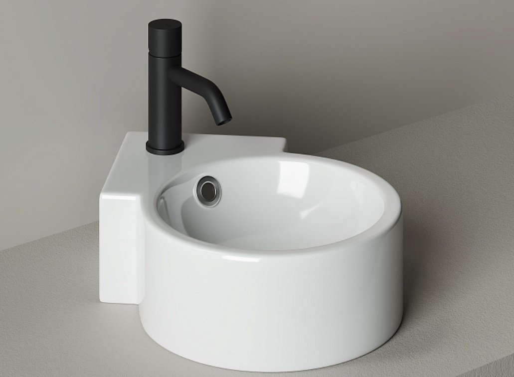 Раковина Ceramicanova CN5019 подвесная круглая 41, санфарфор купить,NaN