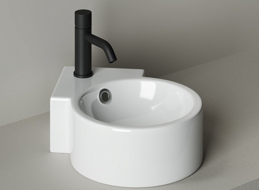 Раковина Ceramicanova CN5019 подвесная круглая 41, санфарфор купить,NaN