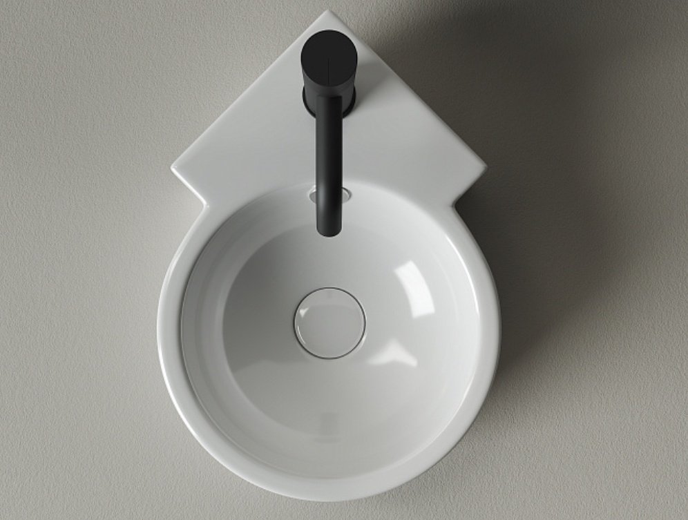 Раковина Ceramicanova CN5019 подвесная круглая 41, санфарфор купить,NaN