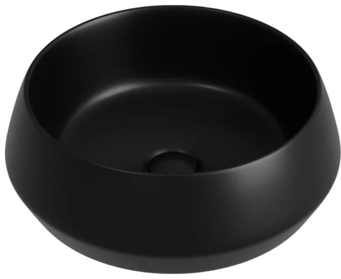 Раковина Ceramicanova CN12004MB накладная круглая 40, санфарфор купить,118500