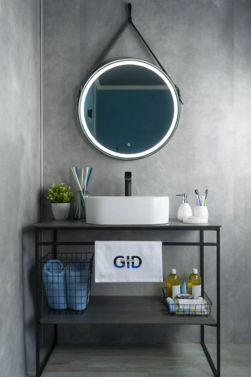 Раковина GID-ceramic N9266 накладная прямоугольная 47, керамика купить,NaN