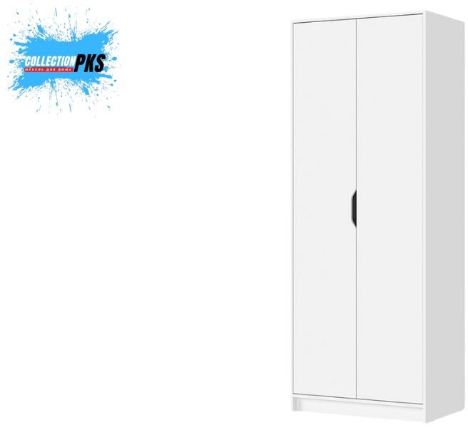 Распашной шкаф DOMA Модульный 2Д R-80, 80x210х50 см, белый купить,NaN