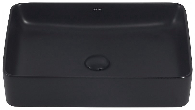 Раковина накладная 51 см Abber Rechteck AC2207MB купить,82500