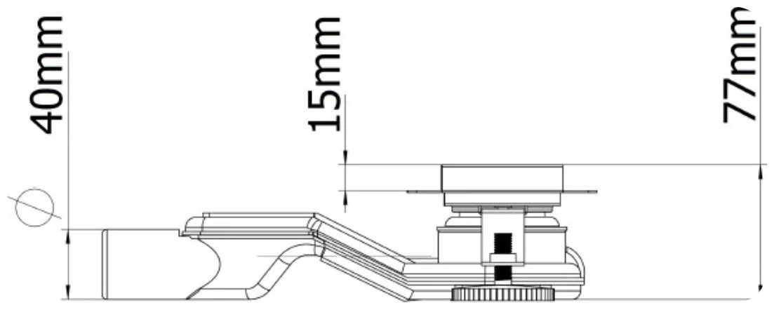 ESBANO трап S-SIDE-60MC (9х64 см) купить,75700