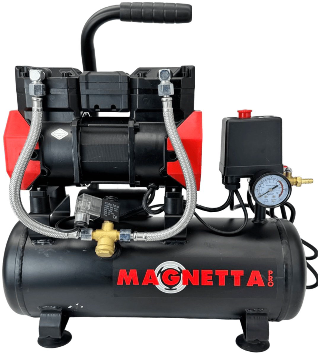 Компрессор безмасляный Magnetta BW1100-9, 8 бар купить,NaN