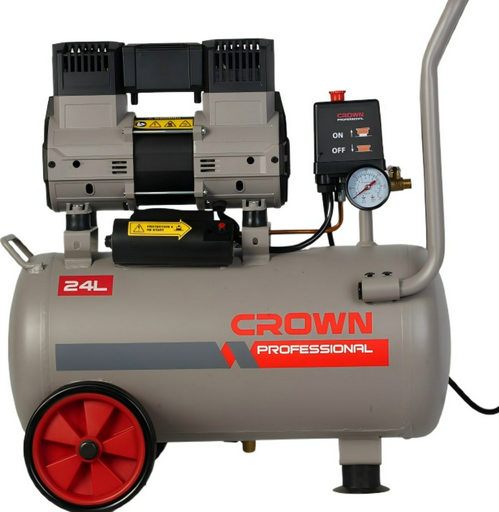 Компрессор безмасляный CROWN CT36149, 7 бар