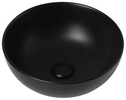 Раковина Abber Bequem AC2105MB накладная круглая 36 см, фаянс