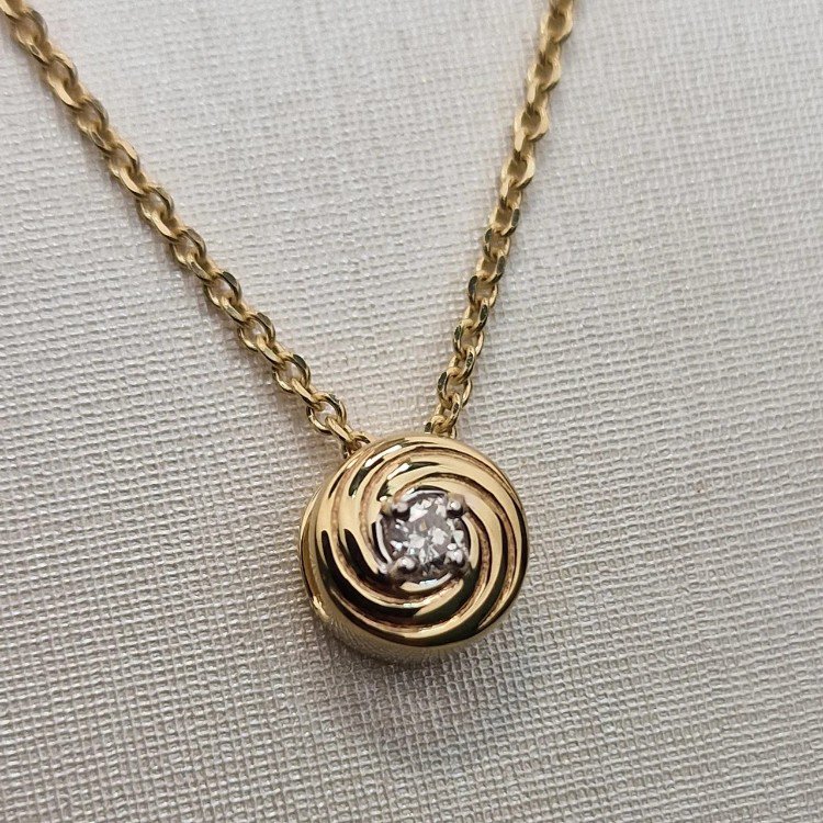 Колье Deimantas 106080846 45см 3,11гр 0,064ct. купить,NaN