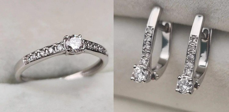 Комплект Deimantas 106089826 16,5р 4,17гр 0,23ct 0,361ct. купить,NaN