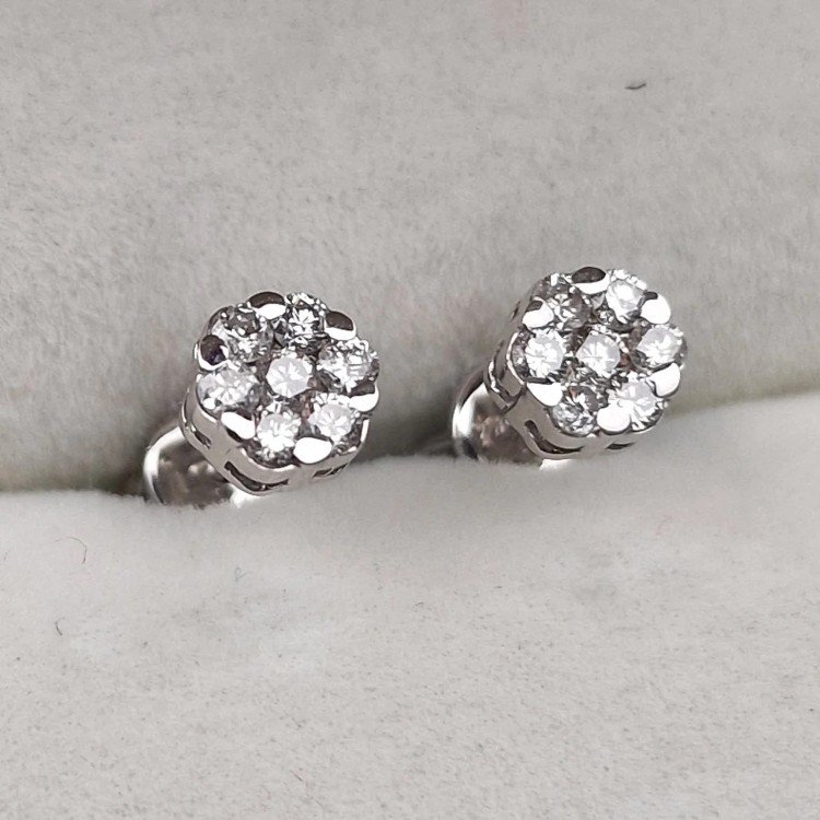 Серьги Deimantas 106082485 1,74гр 0,33ct. купить,NaN