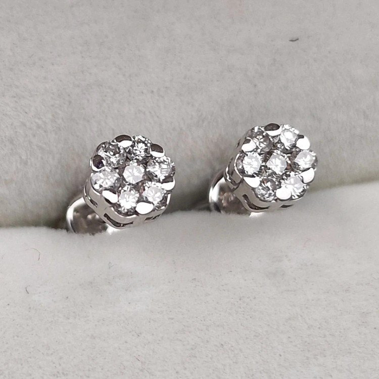Серьги Deimantas 106082485 1,74гр 0,33ct. купить,NaN