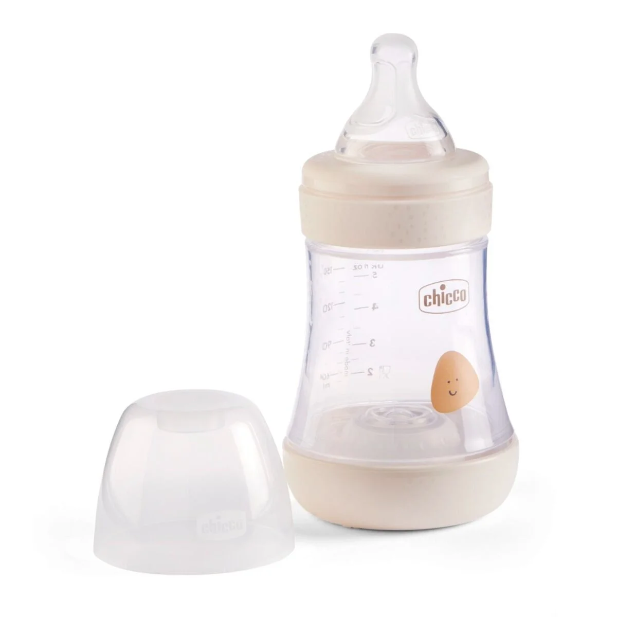 Бутылочка для кормления Chicco Perfect5 силикон 150 мл 0м+ бежевый купить,NaN