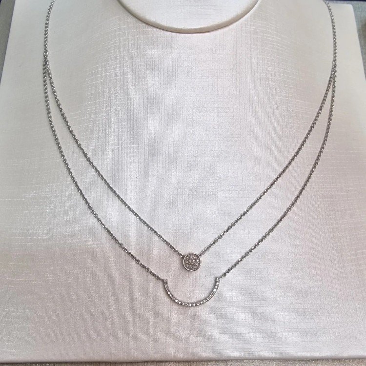 Колье Deimantas 106086061 45см 4,11гр 0,125ct. купить,NaN