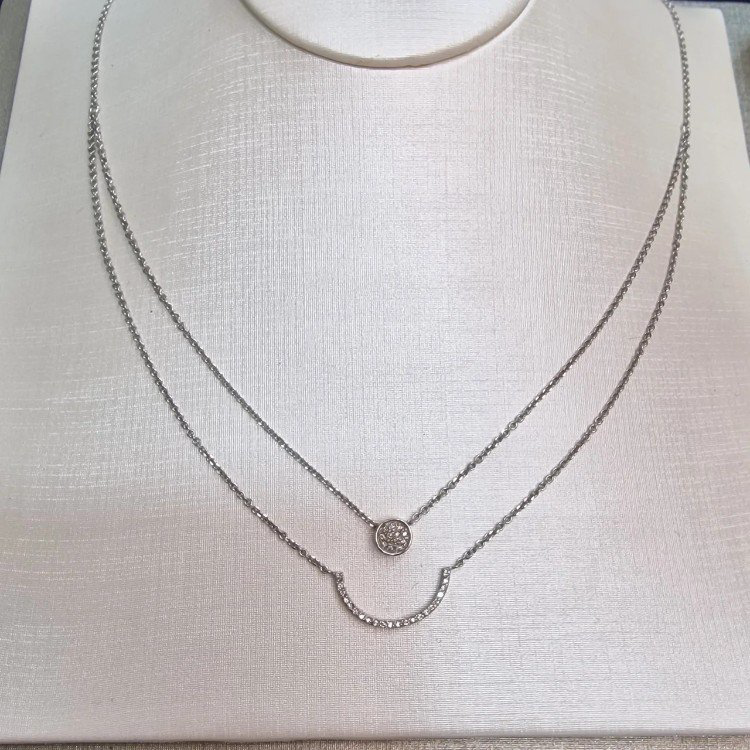 Колье Deimantas 106086061 45см 4,11гр 0,125ct. купить,NaN