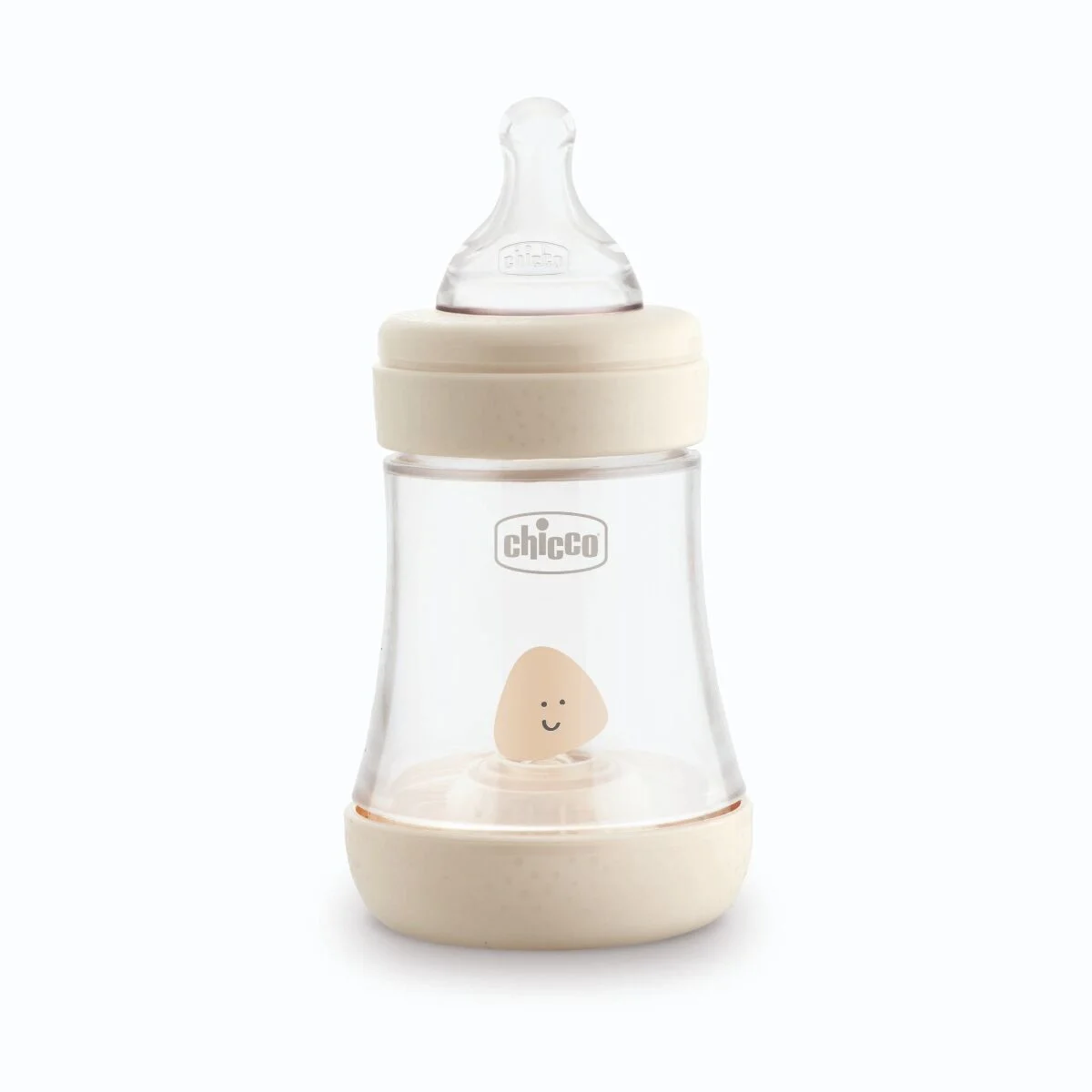 Бутылочка для кормления Chicco Perfect5 силикон 150 мл 0м+ бежевый купить,NaN