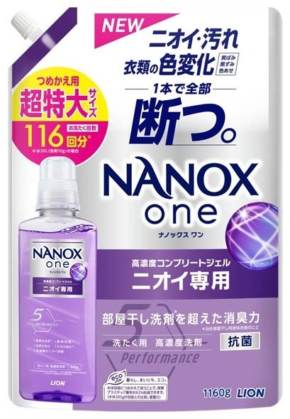LION Top Nanox One Odor суперконцентрат 1160 г 1.16 л