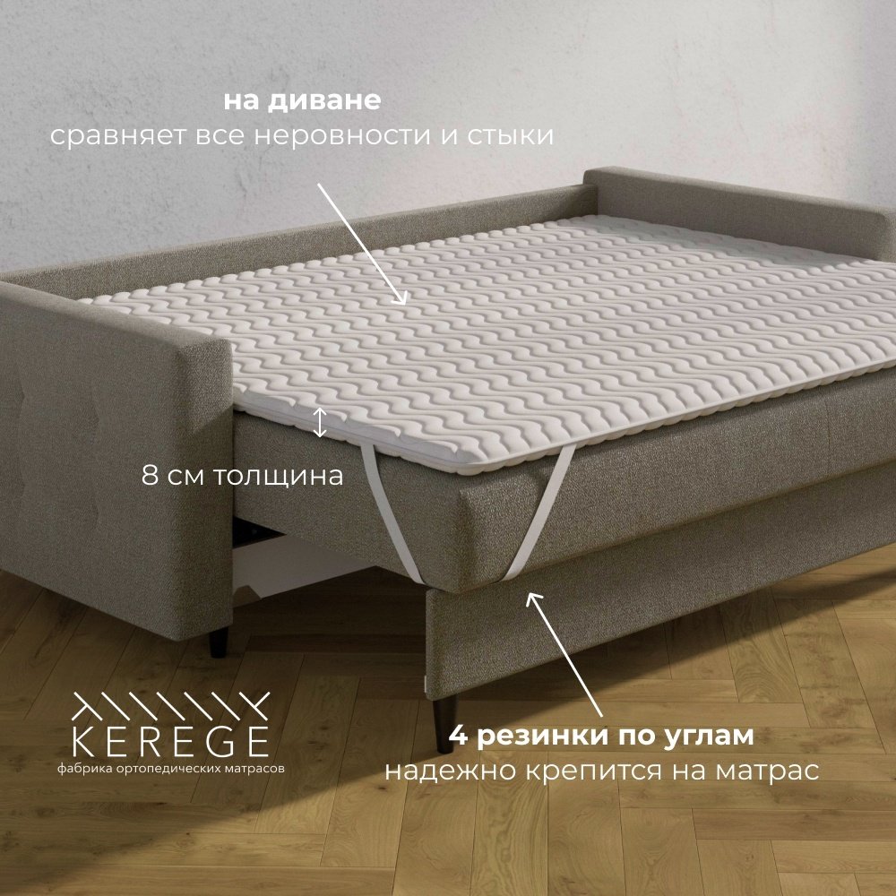 Топпер Kerege Memory Hard, 200x200x8 см - ForteMarket Топпер Kerege Memory Hard, 200x200x8 см купить,64855