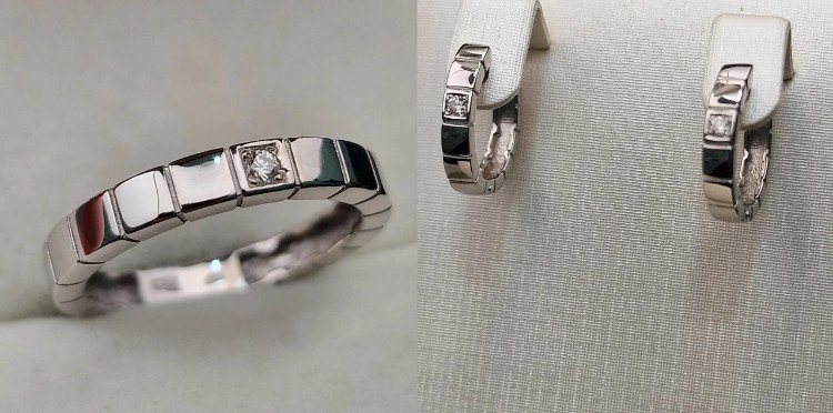 Комплект Deimantas 106089526 17р 7,46гр 0,035ct 0,06ct. купить,NaN