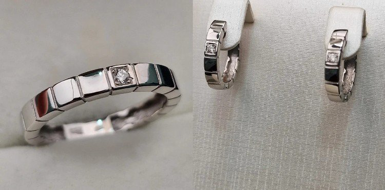 Комплект Deimantas 106089526 17р 7,46гр 0,035ct 0,06ct. купить,NaN